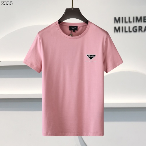 Prada T-Shirts Short Sleeved For Men #1055056 $29.00 USD, Wholesale Replica Prada T-Shirts