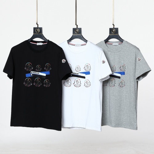Replica Moncler T-Shirts Short Sleeved For Unisex #1055076 $36.00 USD for Wholesale