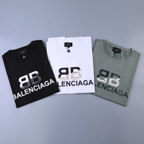 Replica Balenciaga T-Shirts Short Sleeved For Men #1055105 $29.00 USD for Wholesale