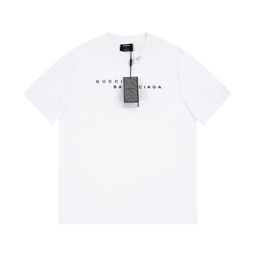 Balenciaga T-Shirts Short Sleeved For Unisex #1055215 $36.00 USD, Wholesale Replica Balenciaga T-Shirts
