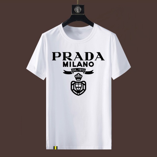 Prada T-Shirts Short Sleeved For Men #1055381
