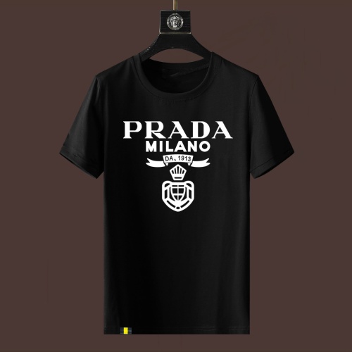 Prada T-Shirts Short Sleeved For Men #1055382 $40.00 USD, Wholesale Replica Prada T-Shirts
