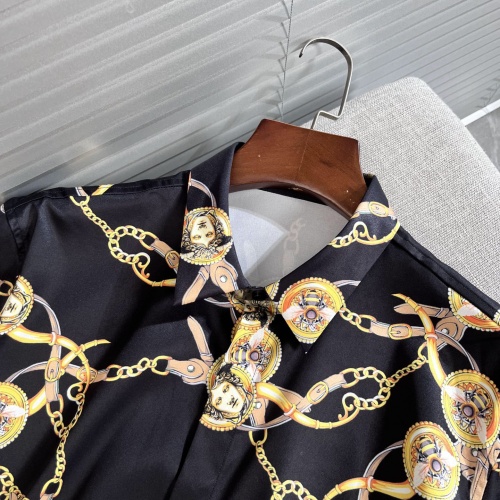 Replica Versace Shirts Long Sleeved For Men #1055404 $82.00 USD for Wholesale