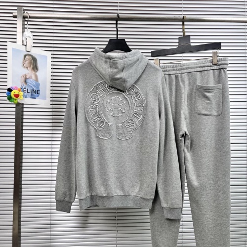Replica Chrome Hearts Tracksuits Long Sleeved For Men #1055413 $125.00 USD for Wholesale