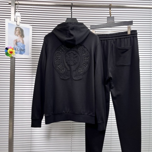 Replica Chrome Hearts Tracksuits Long Sleeved For Men #1055414 $125.00 USD for Wholesale