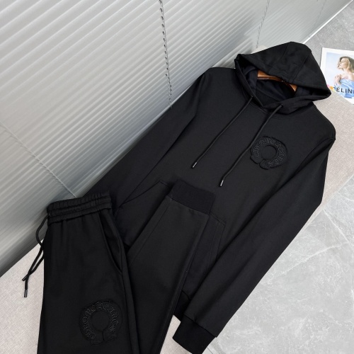 Replica Chrome Hearts Tracksuits Long Sleeved For Men #1055414 $125.00 USD for Wholesale