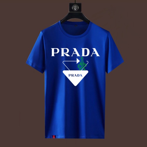 Prada T-Shirts Short Sleeved For Men #1055436 $40.00 USD, Wholesale Replica Prada T-Shirts