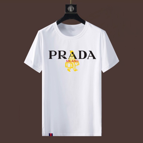 Prada T-Shirts Short Sleeved For Men #1055487 $40.00 USD, Wholesale Replica Prada T-Shirts