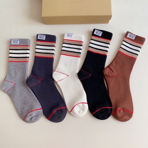 Burberry Socks #1055493 $29.00 USD, Wholesale Replica Burberry Socks