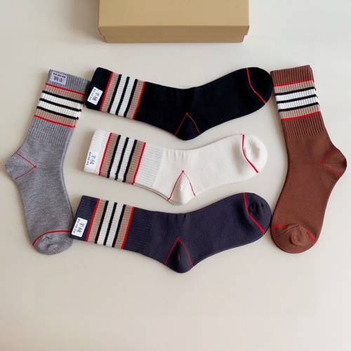 Replica Burberry Socks #1055493 $29.00 USD for Wholesale