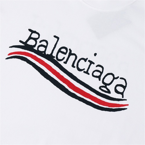 Replica Balenciaga T-Shirts Short Sleeved For Unisex #1055596 $32.00 USD for Wholesale