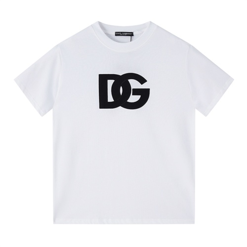 Dolce &amp; Gabbana D&amp;G T-Shirts Short Sleeved For Unisex #1055612 $34.00 USD, Wholesale Replica Dolce &amp; Gabbana D&amp;G T-Shirts