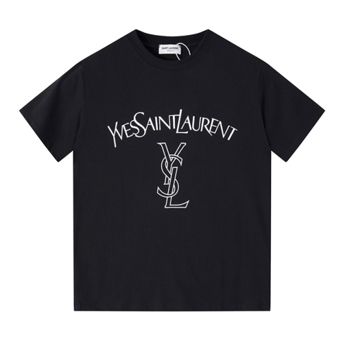 Yves Saint Laurent YSL T-shirts Short Sleeved For Unisex #1055756 $34.00 USD, Wholesale Replica Yves Saint Laurent YSL T-shirts