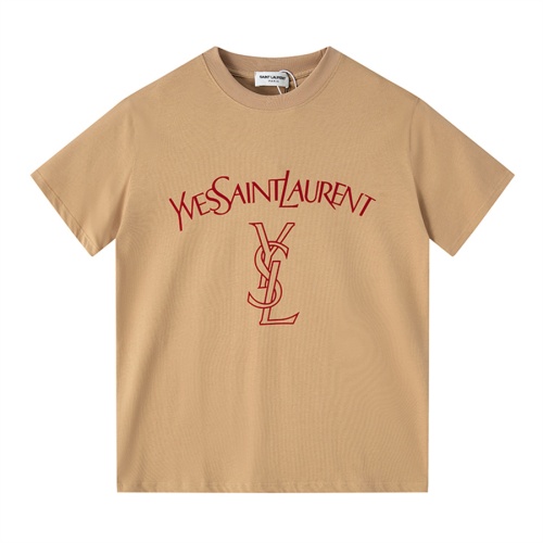 Yves Saint Laurent YSL T-shirts Short Sleeved For Unisex #1055757 $34.00 USD, Wholesale Replica Yves Saint Laurent YSL T-shirts