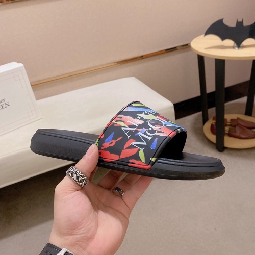 Replica Alexander McQueen Slippers For Men #1055953 $48.00 USD for Wholesale