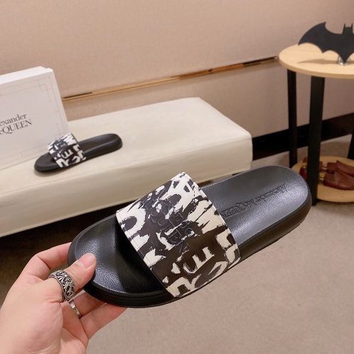 Replica Alexander McQueen Slippers For Men #1055965 $48.00 USD for Wholesale