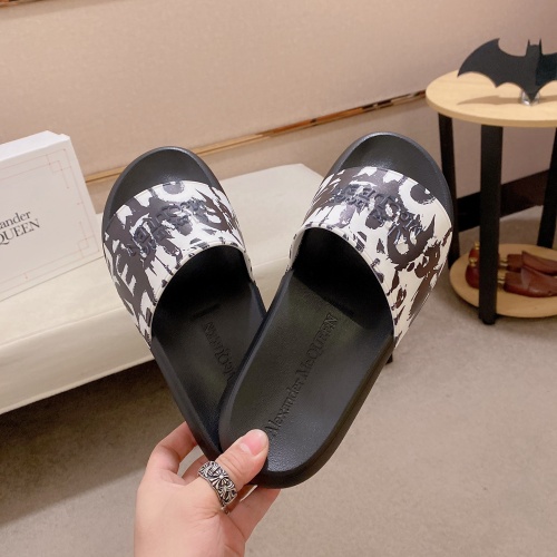 Replica Alexander McQueen Slippers For Men #1055965 $48.00 USD for Wholesale