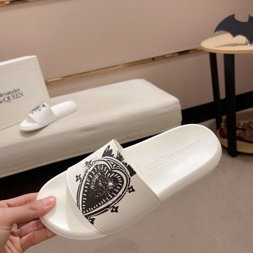 Replica Alexander McQueen Slippers For Men #1055973 $48.00 USD for Wholesale