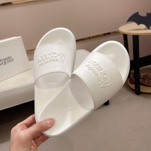 Replica Alexander McQueen Slippers For Men #1055998 $48.00 USD for Wholesale