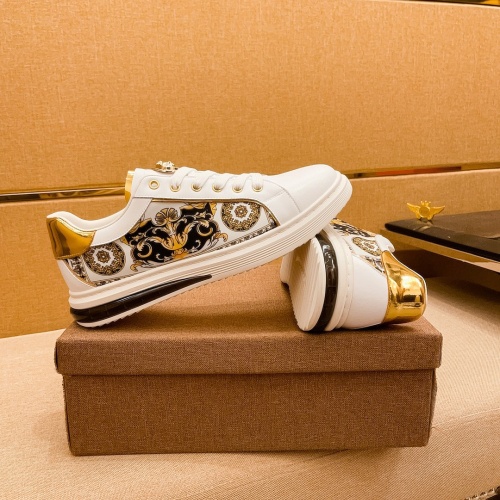 Replica Versace Casual Shoes For Men #1056092 $76.00 USD for Wholesale