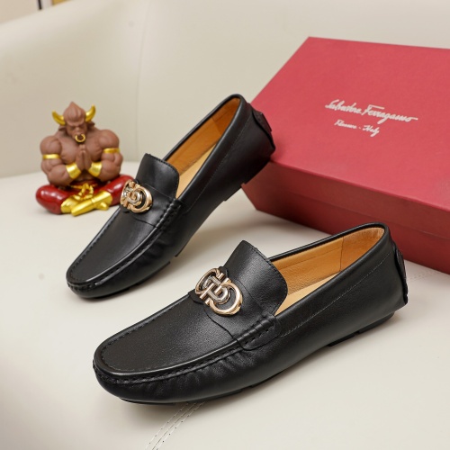 Salvatore Ferragamo Leather Shoes For Men #1056285