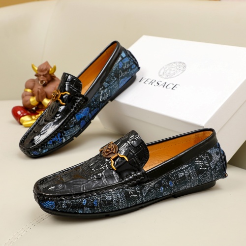 $68.00 USD Versace Leather Shoes For Men #1056305