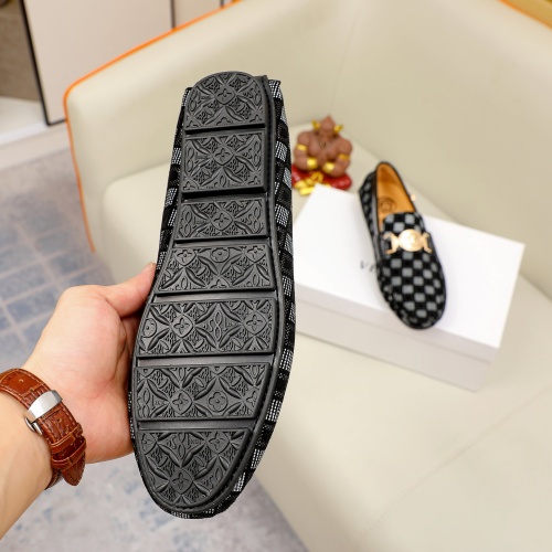 Replica Versace Leather Shoes For Men #1056306 $68.00 USD for Wholesale
