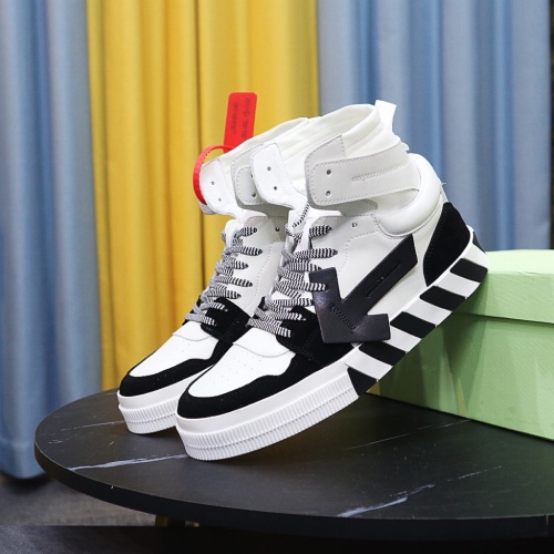 Off-White High Tops Shoes For Men #1056672 $102.00 USD, Wholesale Replica Off-White High Tops Shoes