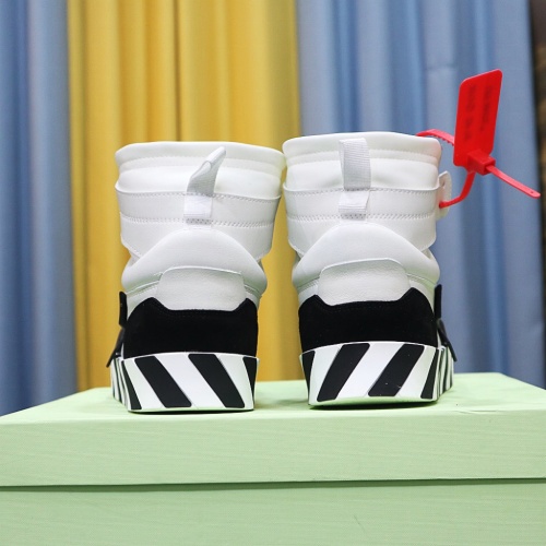 Replica Off-White High Tops Shoes For Men #1056672 $102.00 USD for Wholesale