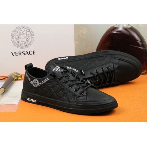 Replica Versace Casual Shoes For Men #1056955 $80.00 USD for Wholesale