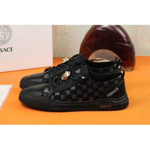Versace Casual Shoes For Men #1056957 $80.00 USD, Wholesale Replica Versace Casual Shoes