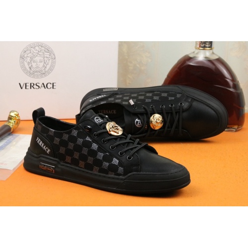 Replica Versace Casual Shoes For Men #1056957 $80.00 USD for Wholesale