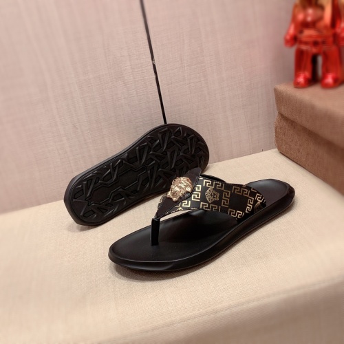 Replica Versace Slippers For Men #1057331 $52.00 USD for Wholesale