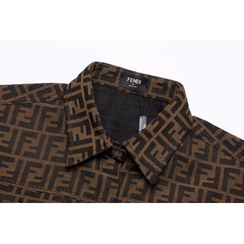 Replica Fendi Jackets Long Sleeved For Men #1057398 $60.00 USD for Wholesale