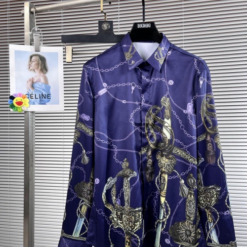 Versace Shirts Long Sleeved For Men #1057434