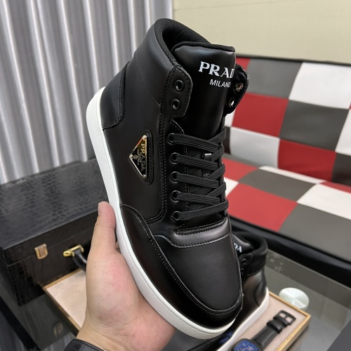 Replica Prada High Top Shoes For Men #1057470 $76.00 USD for Wholesale