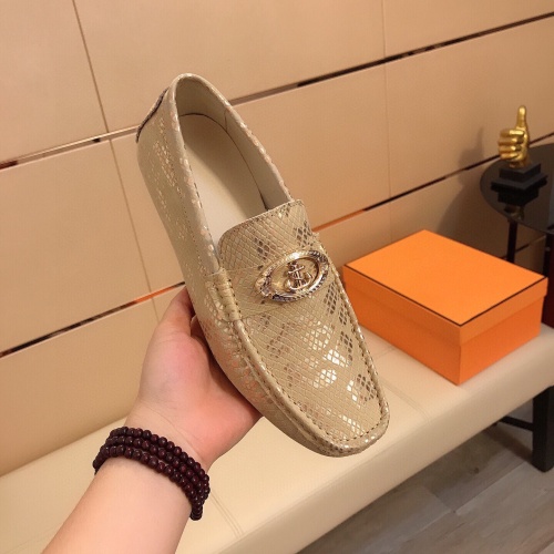 Replica Versace Leather Shoes For Men #1057551 $72.00 USD for Wholesale