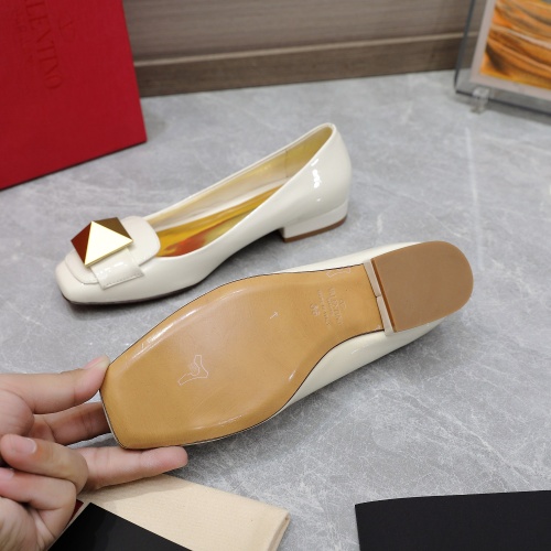 Replica Valentino Flat Shoes For Women #1057743 $112.00 USD for Wholesale