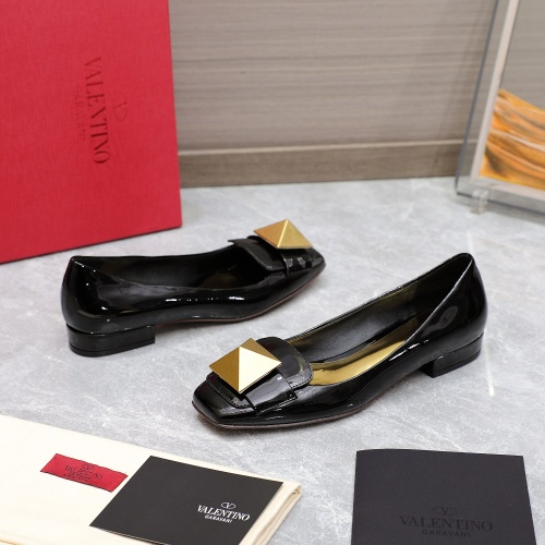 Replica Valentino Flat Shoes For Women #1057744 $112.00 USD for Wholesale