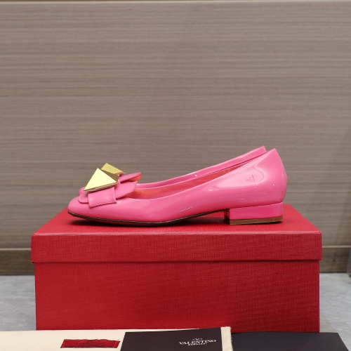 Replica Valentino Flat Shoes For Women #1057746 $112.00 USD for Wholesale