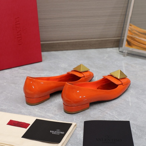 Replica Valentino Flat Shoes For Women #1057747 $112.00 USD for Wholesale