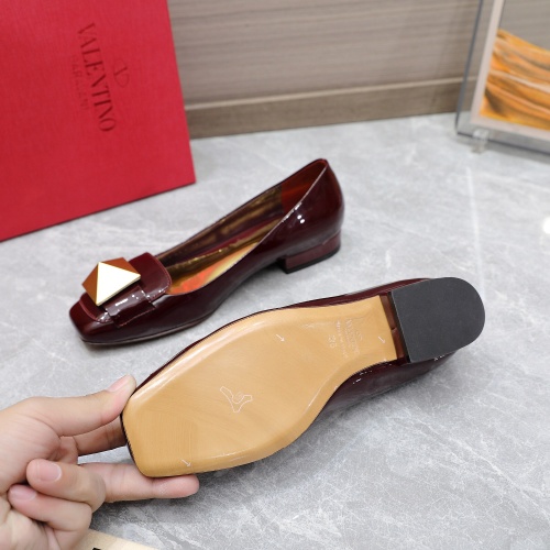 Replica Valentino Flat Shoes For Women #1057748 $112.00 USD for Wholesale