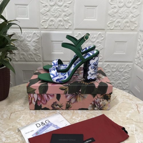 Replica Dolce & Gabbana D&G Sandal For Women #1057766 $150.00 USD for Wholesale