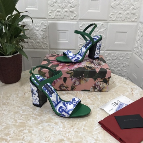 Replica Dolce & Gabbana D&G Sandal For Women #1057766 $150.00 USD for Wholesale