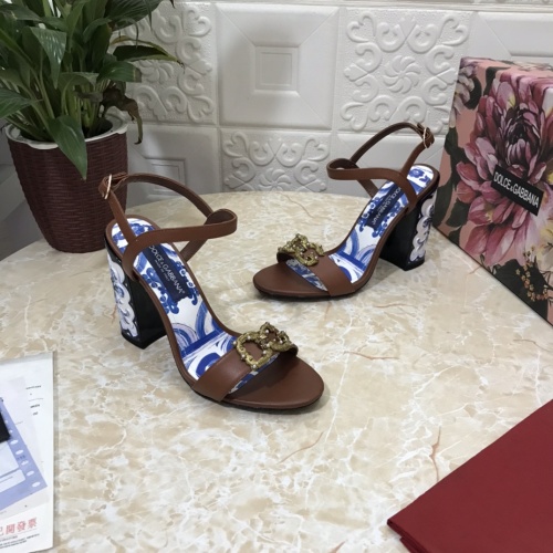 Replica Dolce & Gabbana D&G Sandal For Women #1057772 $150.00 USD for Wholesale