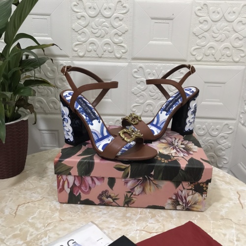 Replica Dolce & Gabbana D&G Sandal For Women #1057772 $150.00 USD for Wholesale