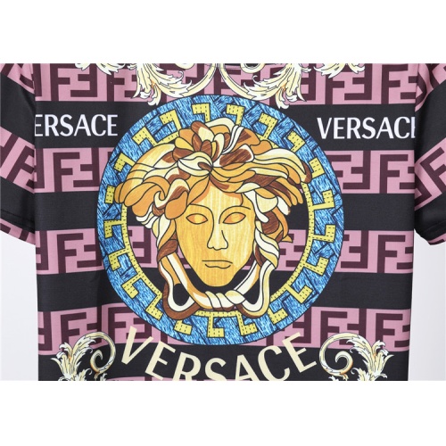 Replica Versace T-Shirts Short Sleeved For Men #1057796 $24.00 USD for Wholesale
