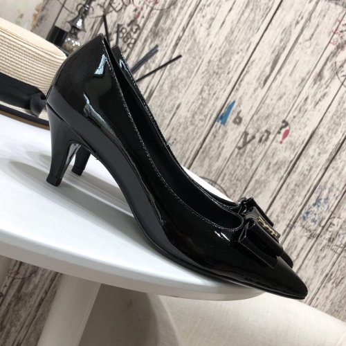 Replica Yves Saint Laurent YSL High-Heeled Shoes For Women #1057897 $102.00 USD for Wholesale
