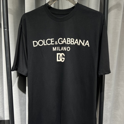 Replica Dolce & Gabbana D&G T-Shirts Short Sleeved For Unisex #1058030 $36.00 USD for Wholesale