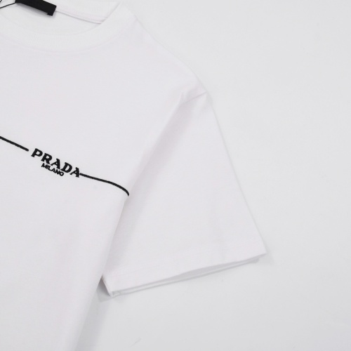 Replica Prada T-Shirts Short Sleeved For Unisex #1058104 $40.00 USD for Wholesale